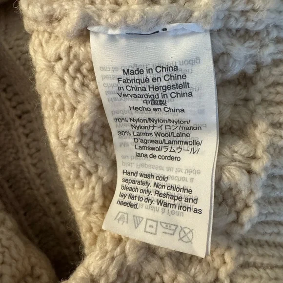 J Crew wool blend sweater size m - Picture 4 of 4